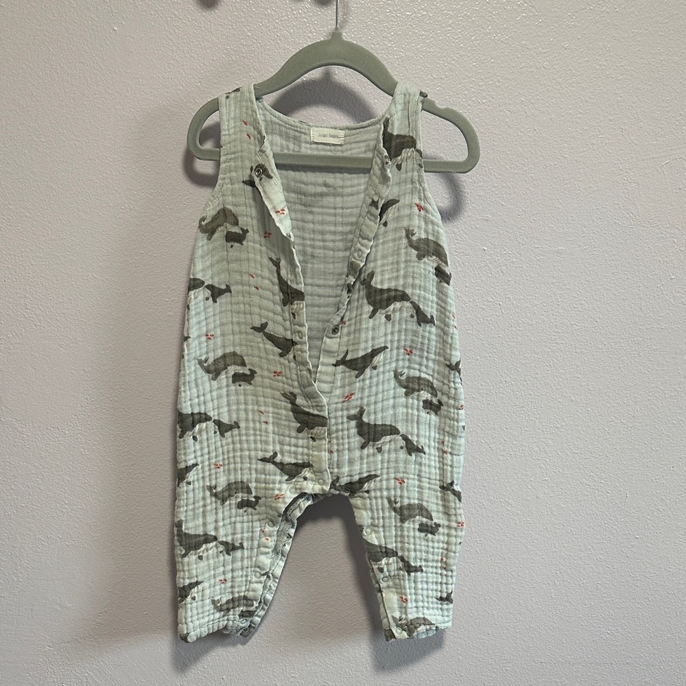 Angel Dear Soft Gray Baby Garment